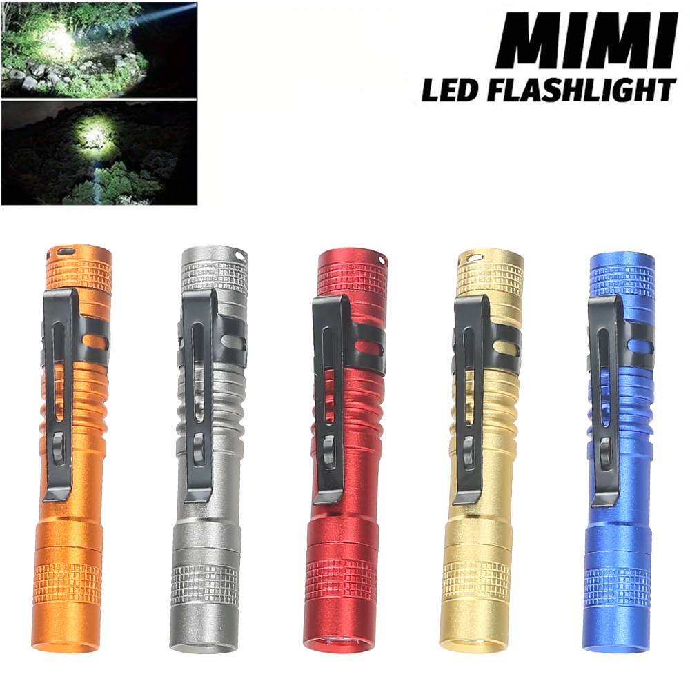 Stationery Supply - Mini stylo LED Portable avec pince,