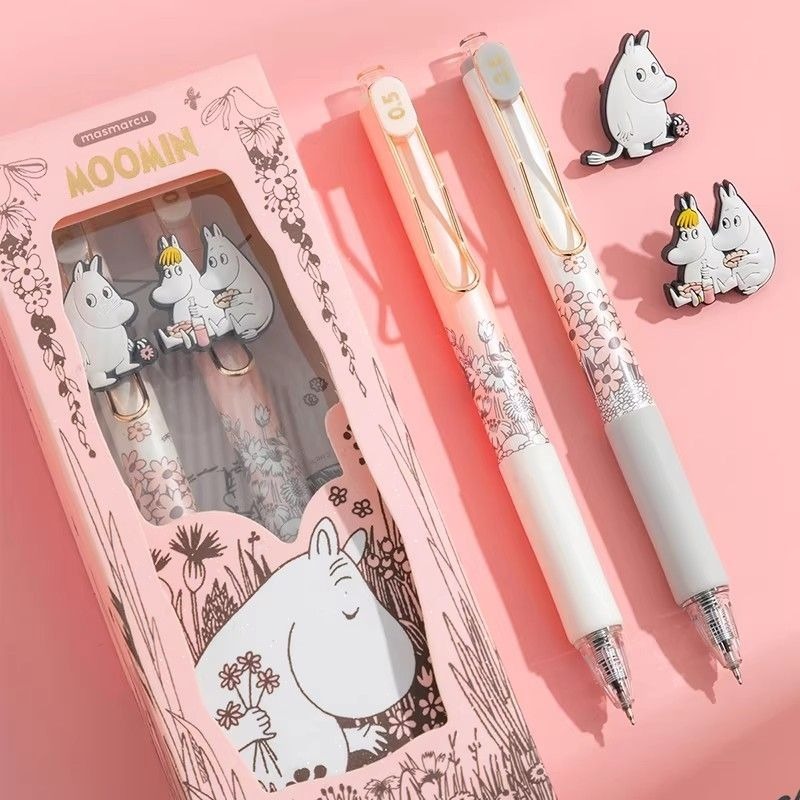 Stationery Office - Stylos à gel rétractables Moomin mignons,