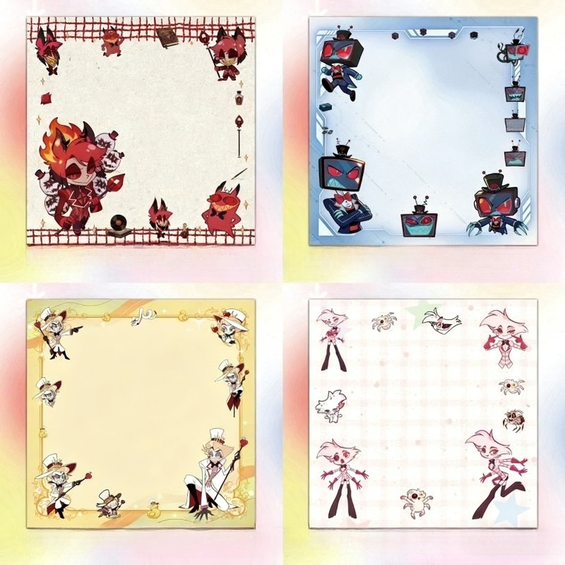 Stationery Office - 4 pièces de notes autocollantes mignonnes