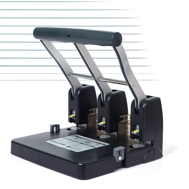 Paper Punch 3 Hole - Perforatrice manuelle robuste P-1000-3 pour cahiers,