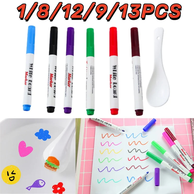 Whiteboard Marker Set - Ensemble de stylos flottants magiques pour