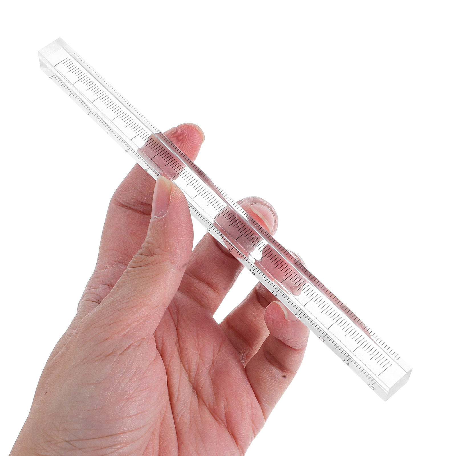 Ruler Set Transparent - Ensemble de 3 règles de dessin