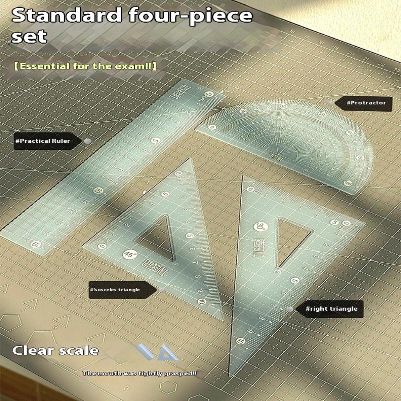 Ensemble de règles de gelée 4  - Ruler Set Transparent avis et prix