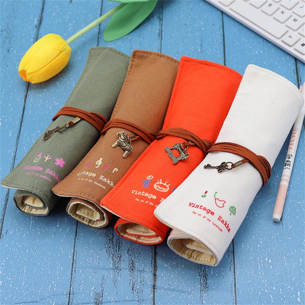Étui à crayons 12 trous, poche - Pen Pouch Roll avis et prix