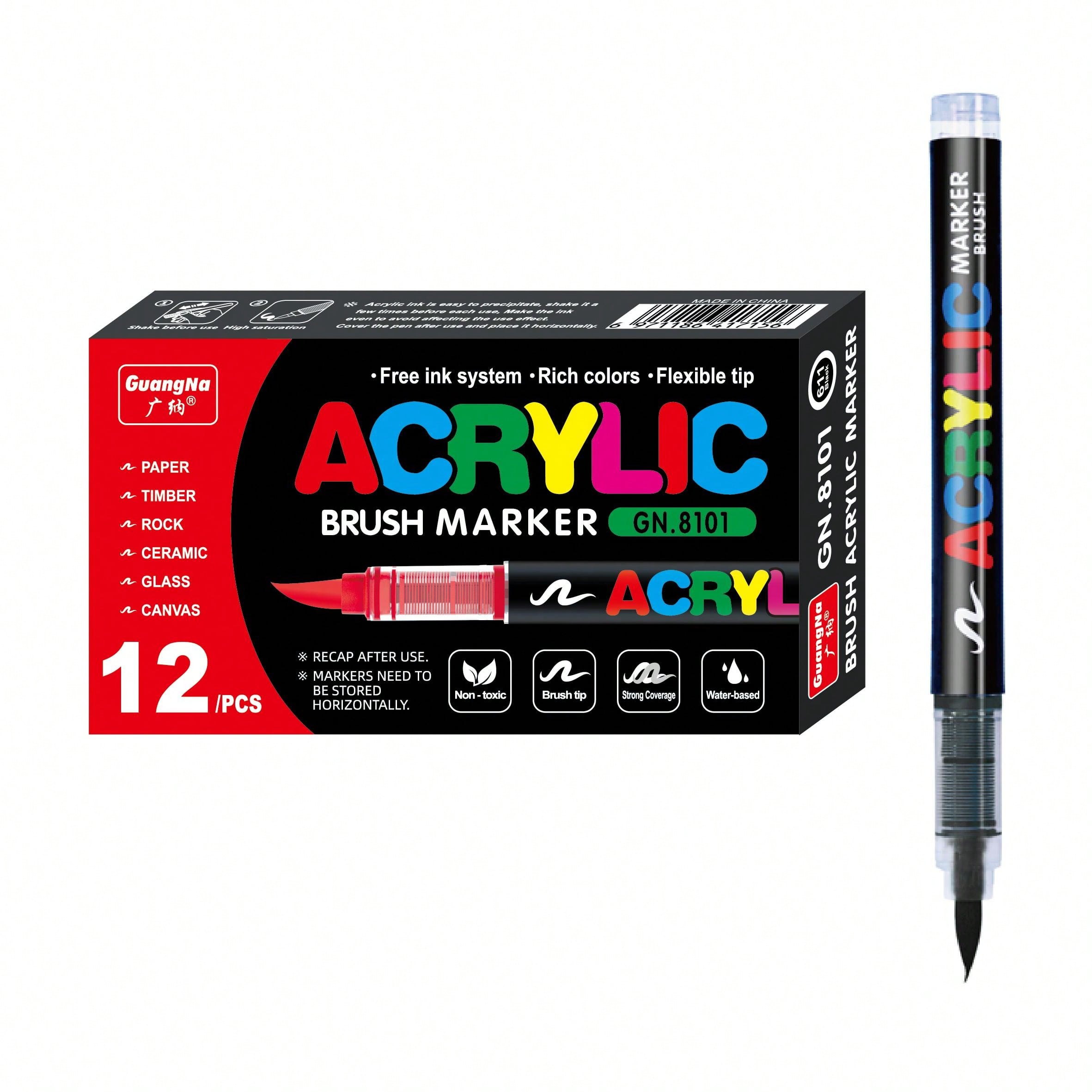 Lot de 12 marqueurs acryliques - Whiteboard Marker Set avis et prix