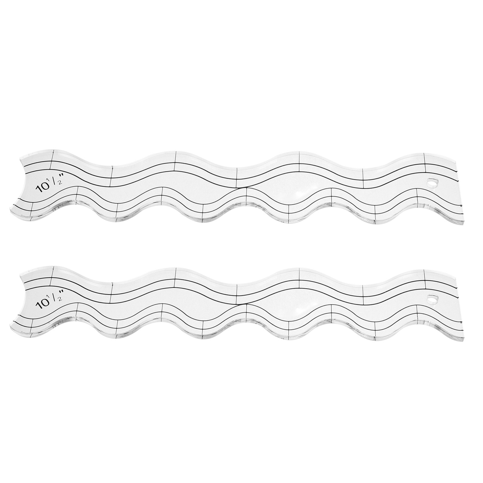 Ensemble de 2 règles de quilti - Ruler Set Transparent avis et prix