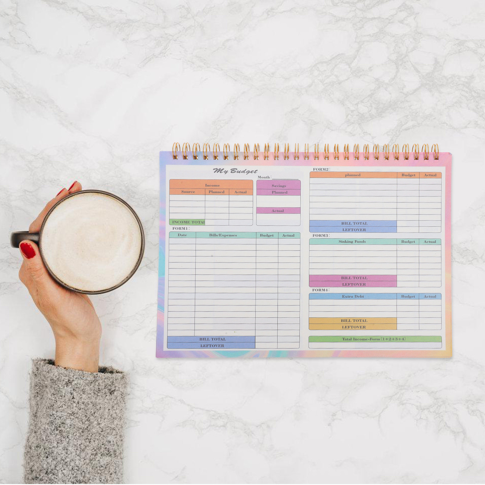 Carnet de suivi des dépenses e - Planner Weekly Budget avis et prix