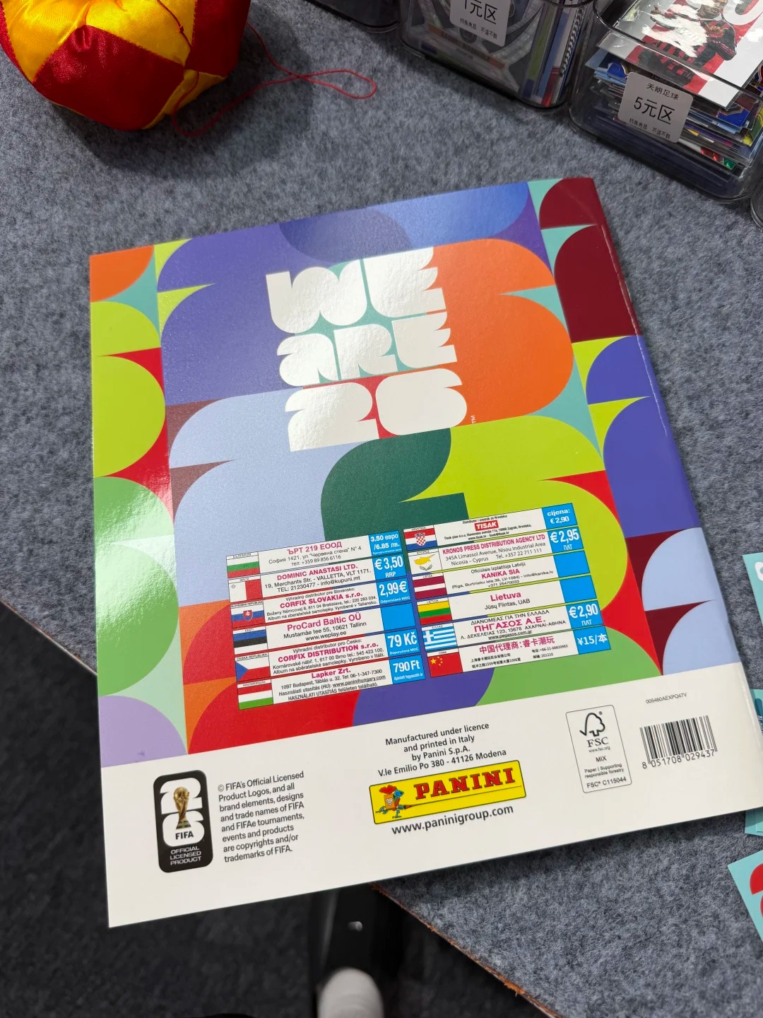 En stock Panini 2026 FIFA Worl - Cardstock Paper Pack avis et prix