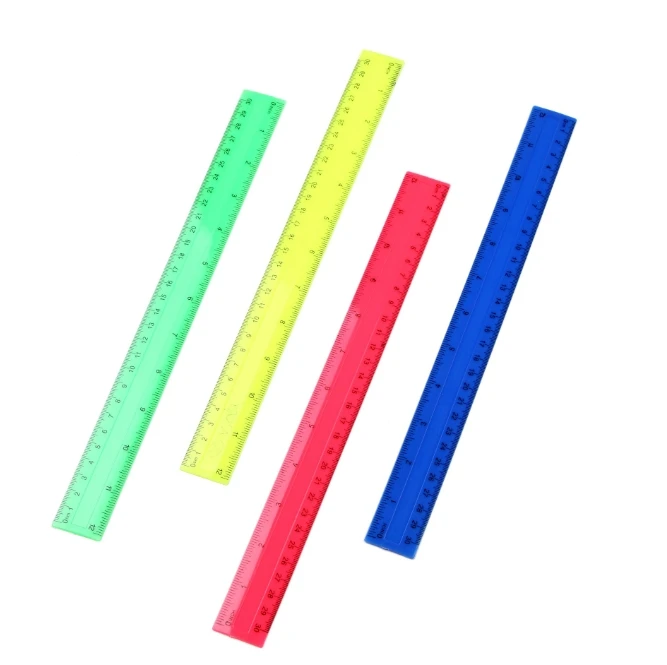 Règles droites en plastique tr - Ruler Set Transparent avis et prix