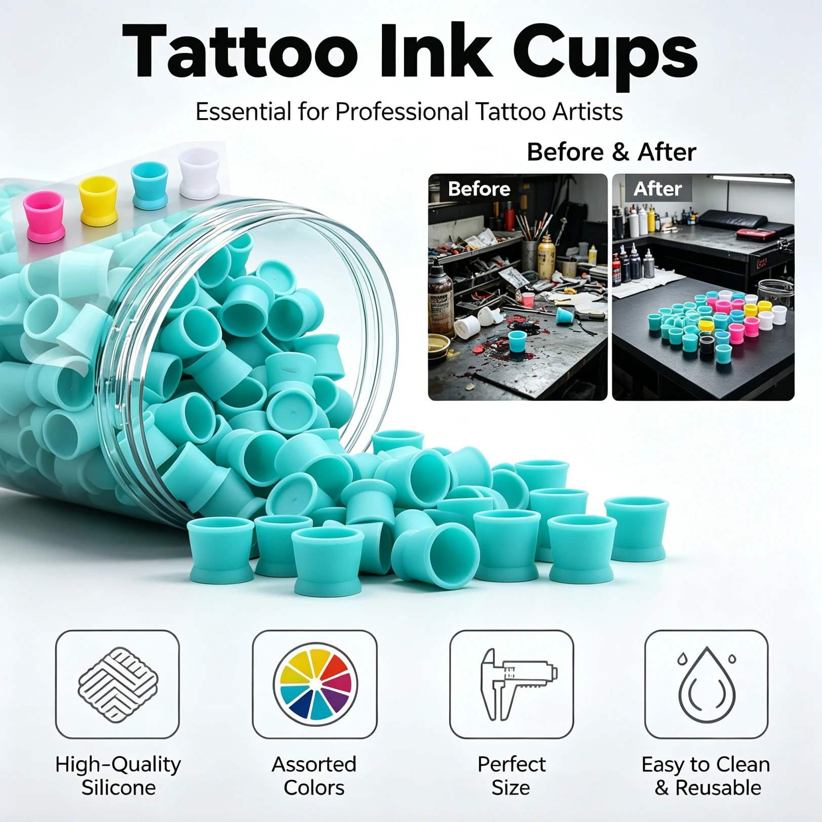 Gobelets en silicone pour encr - Calligraphy Ink Bottle avis et prix
