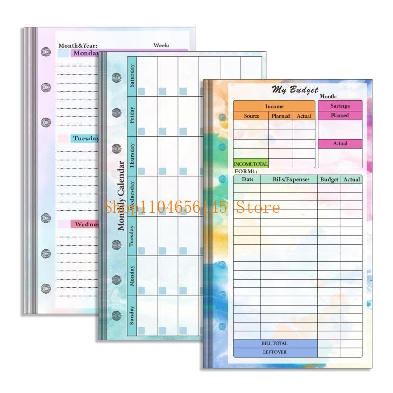 Feuille lignée de papier de re - Planner Weekly Budget avis et prix