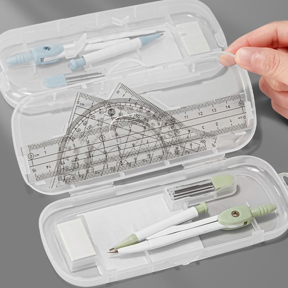 8 pièces/ensemble règle en pla - Ruler Set Transparent avis et prix