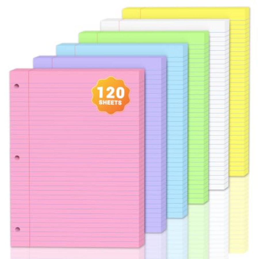 120 feuilles de papier coloré  - Paper Punch 3 Hole avis et prix