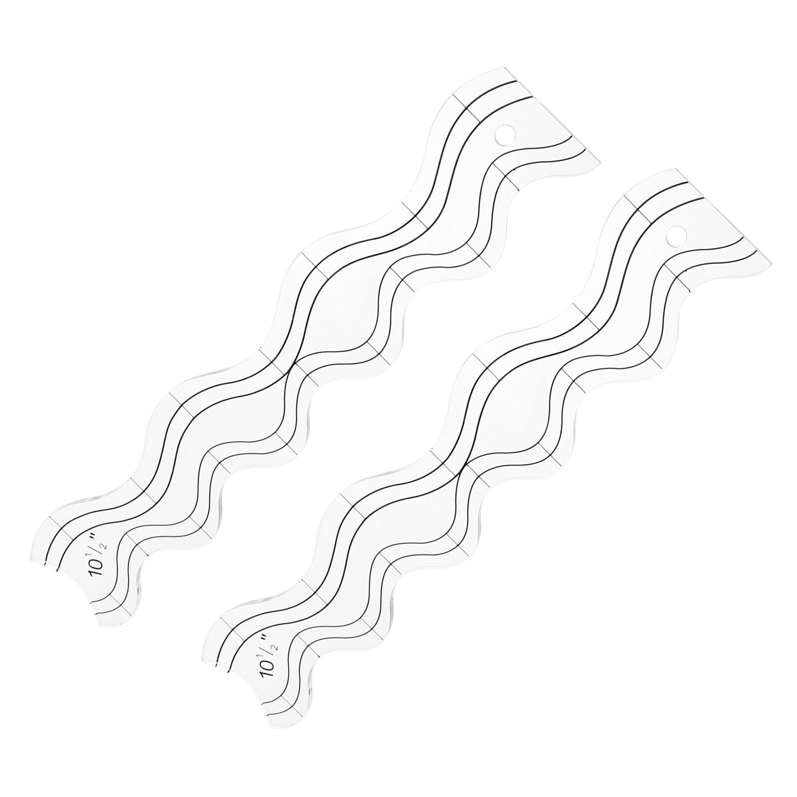 Ensemble de 2 règles de quilti - Ruler Set Transparent avis et prix