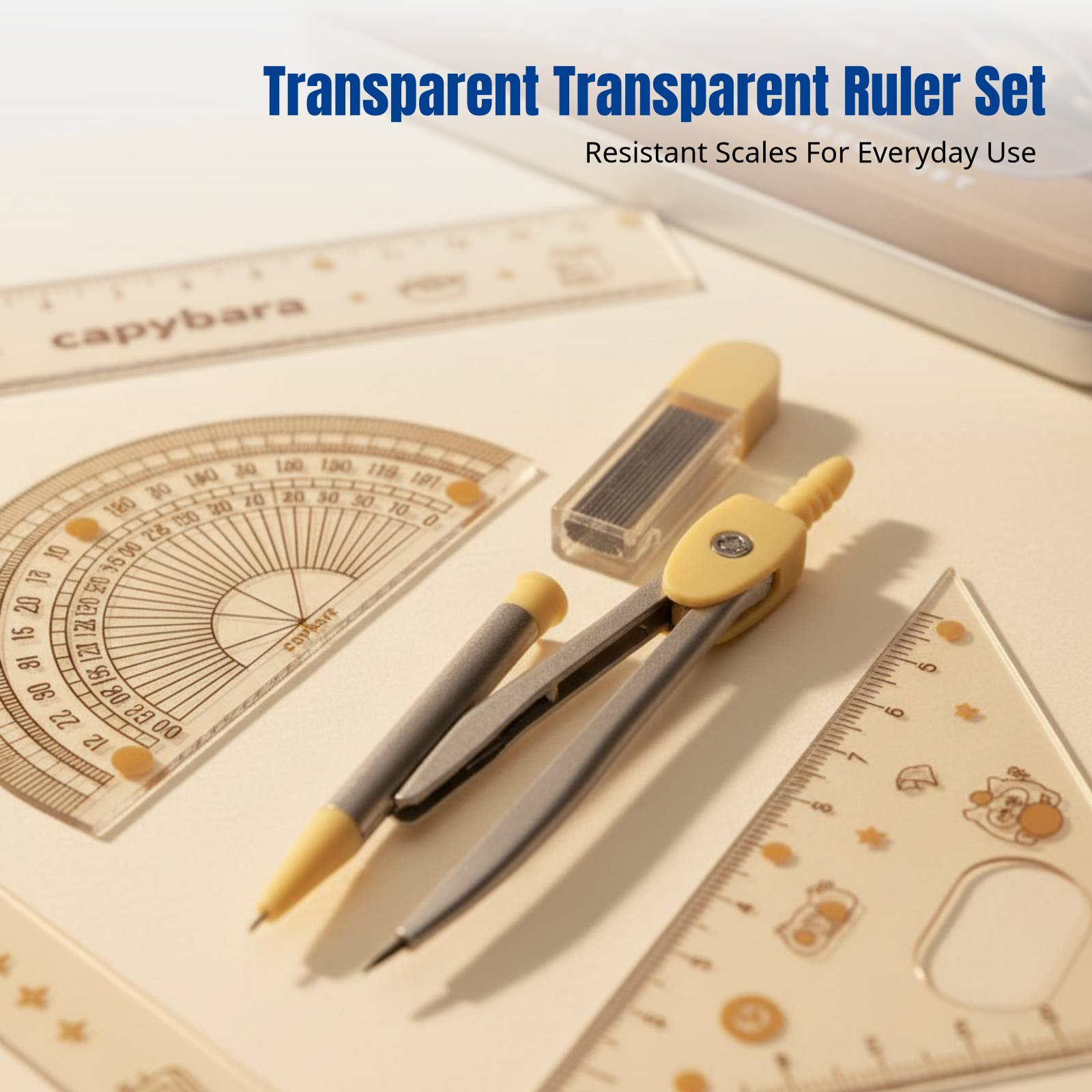 Ensemble de règles pour étudia - Ruler Set Transparent avis et prix